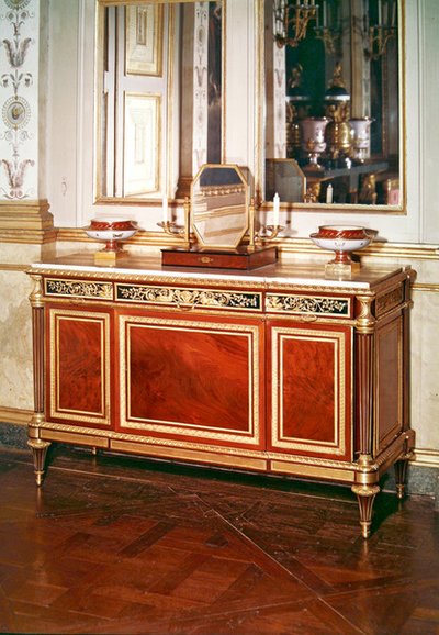 Louis XVI style commode from the bedroom of the empress by French School